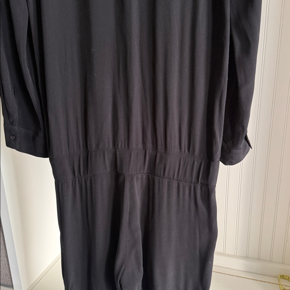 MONROW Crepe Long Sleeve Jumpsuit - Picture 9 of 10